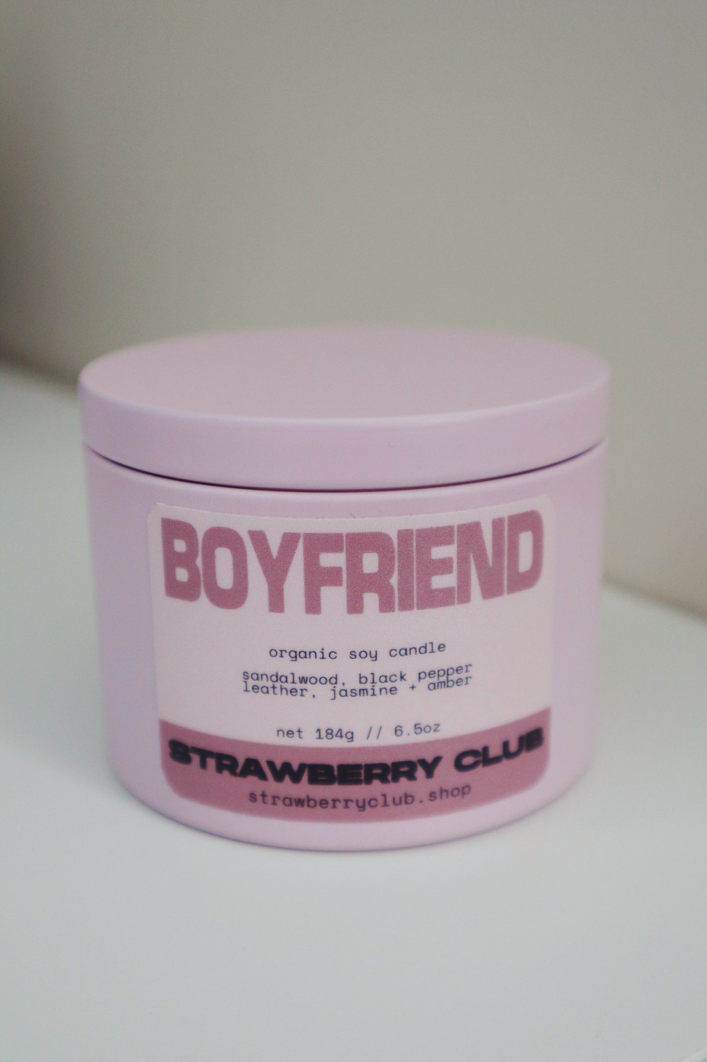 Boyfriend Soy Candle
