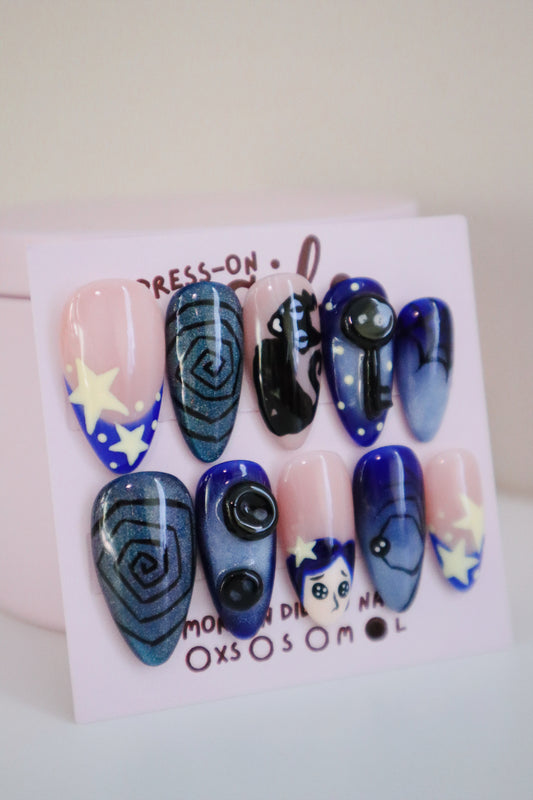 Coraline Press-On Nails
