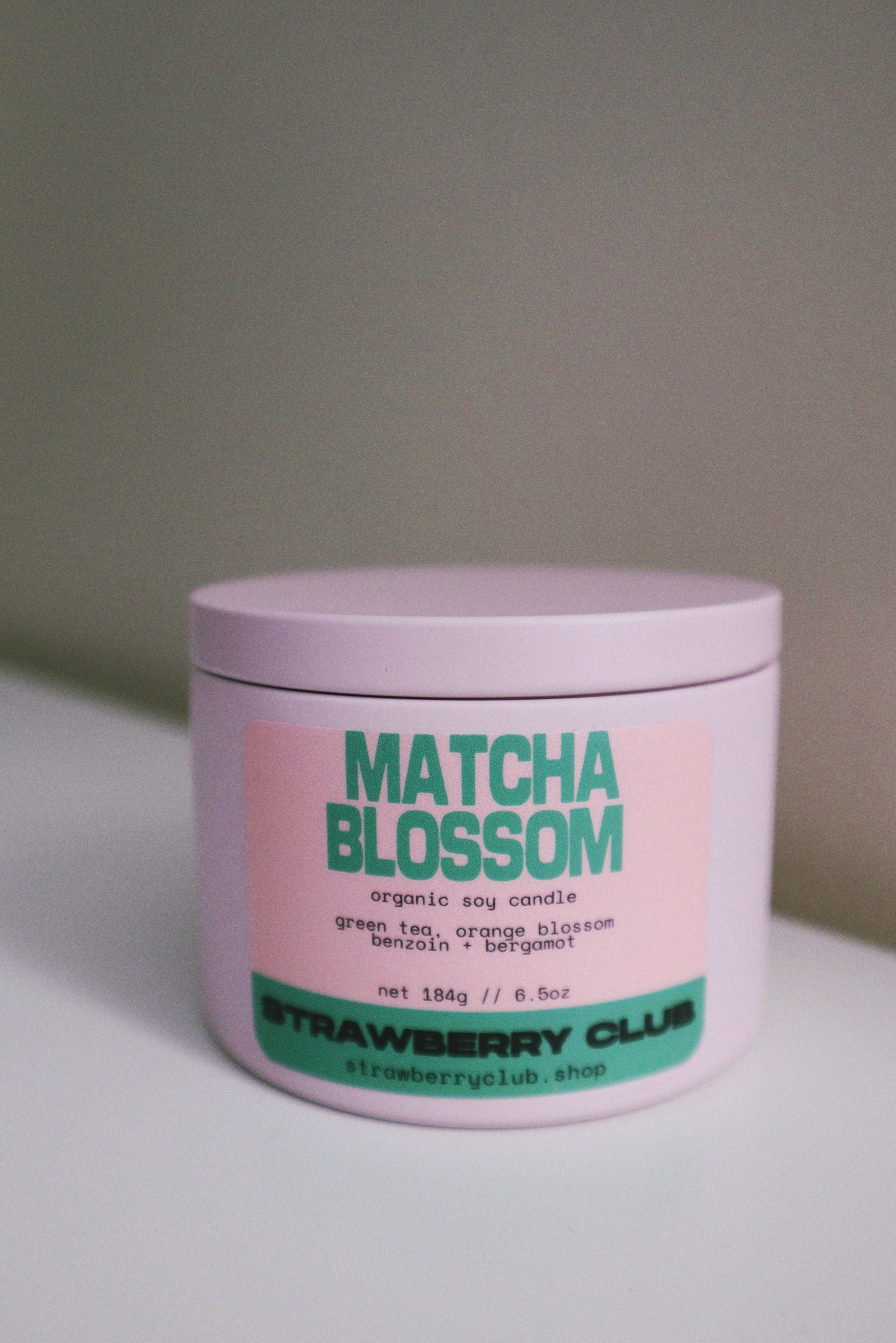 Matcha Blossom Soy Candle