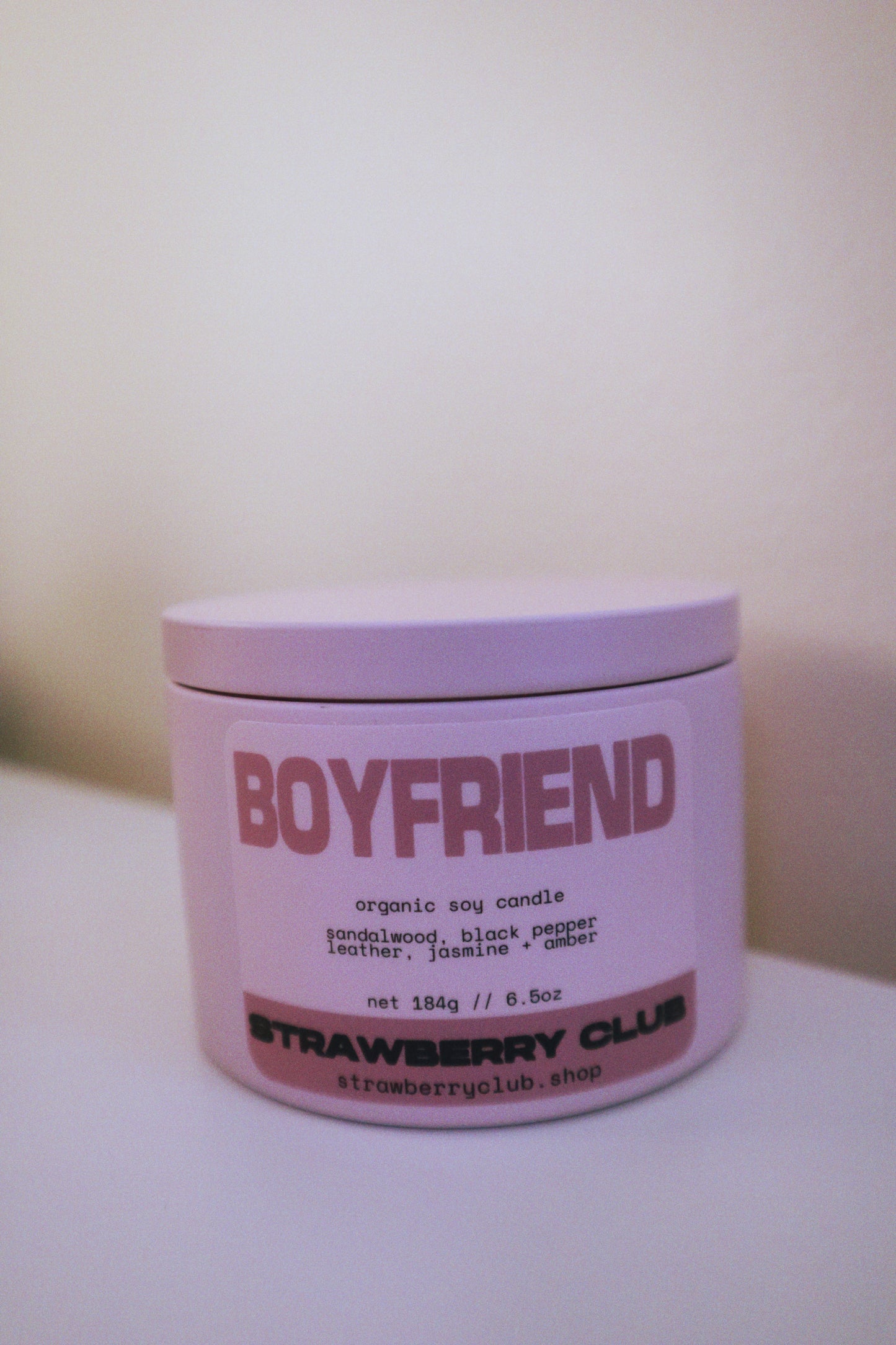 Boyfriend Soy Candle