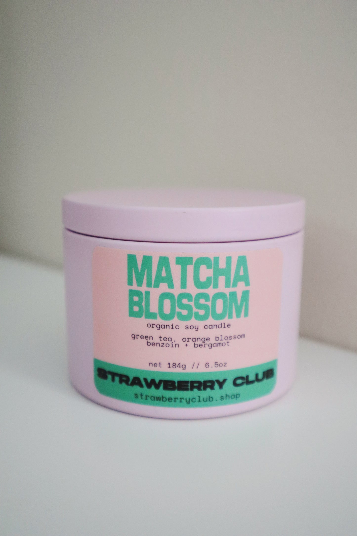 Matcha Blossom Soy Candle