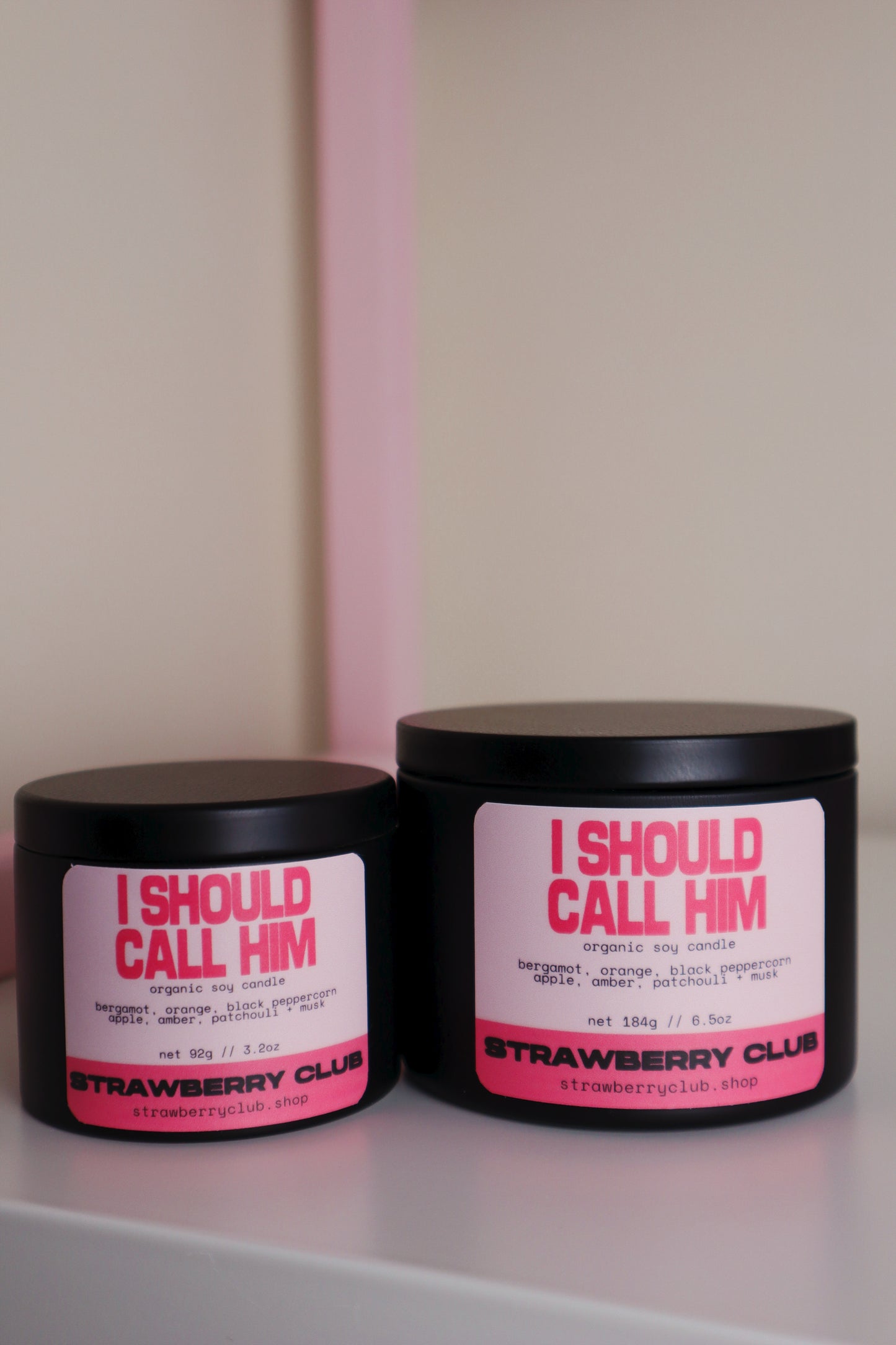 I Should Call Him Soy Candle