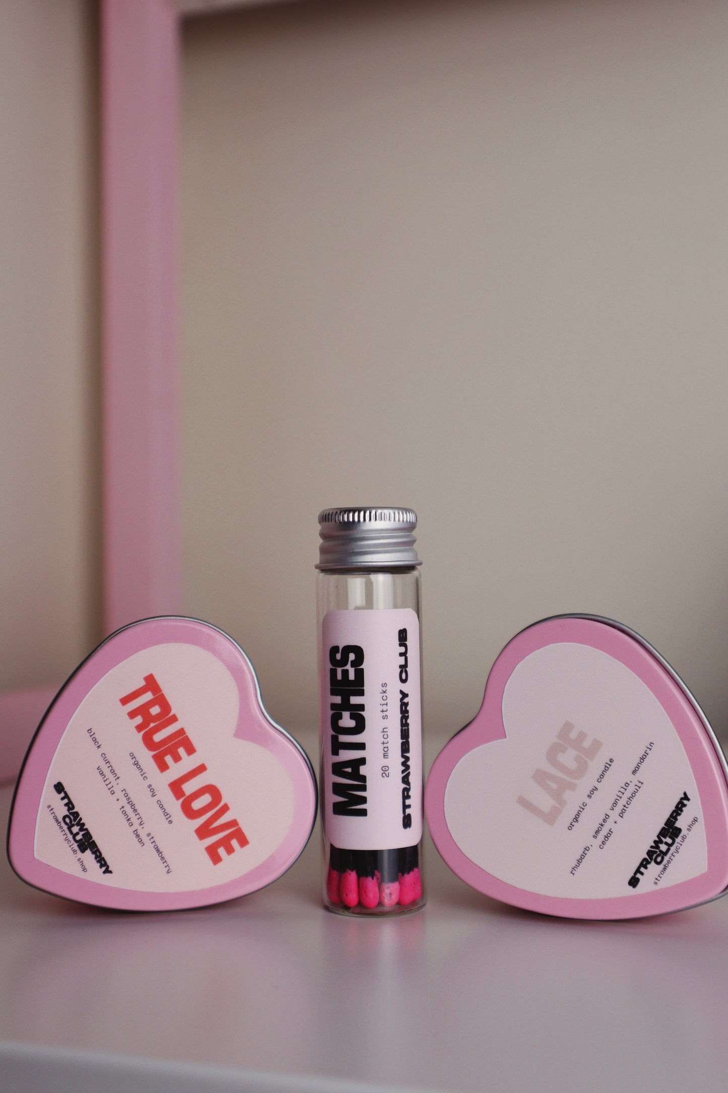 Valentine's Day Mini Soy Candle Gift Set