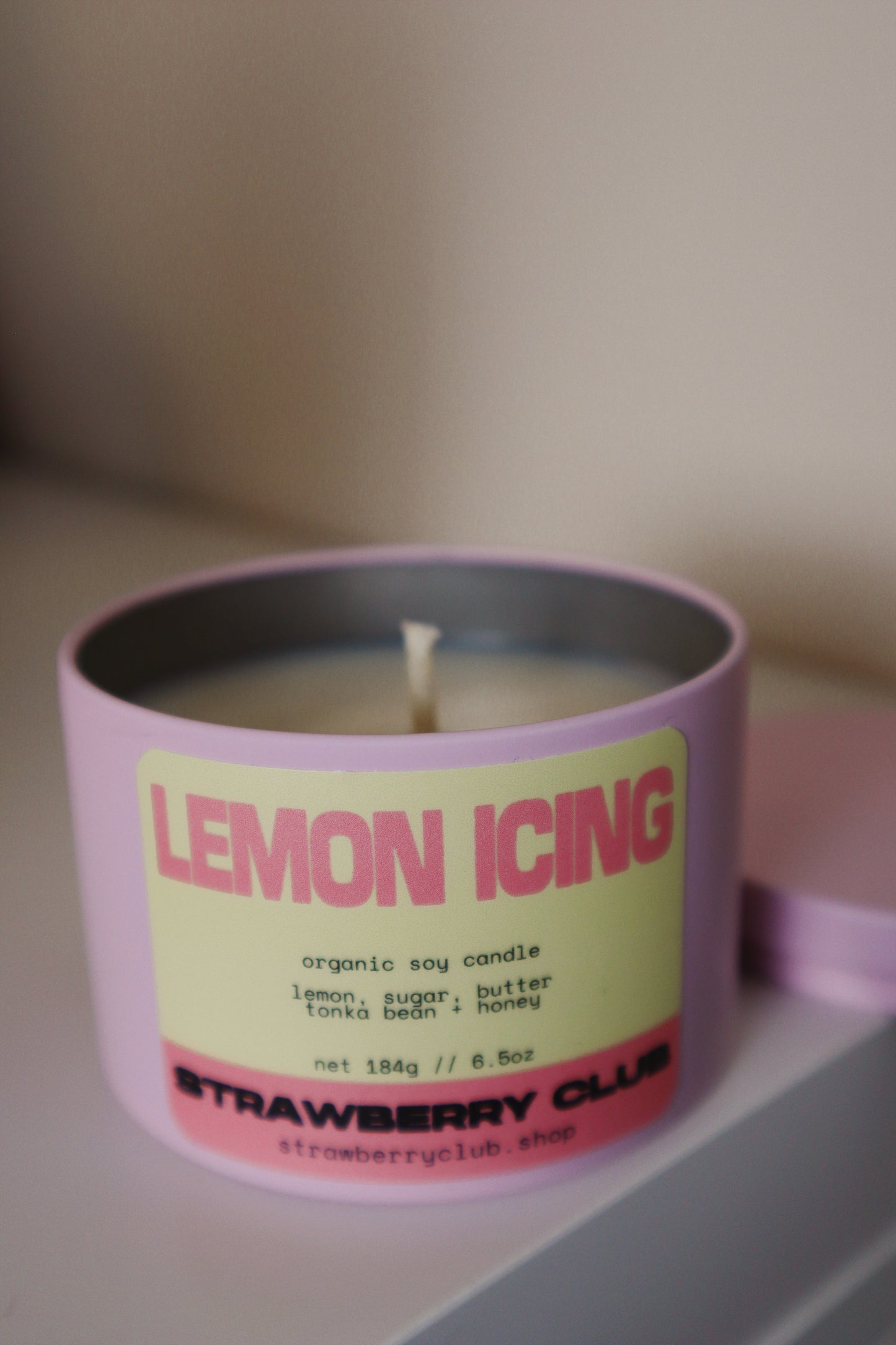 Lemon Icing Soy Candle
