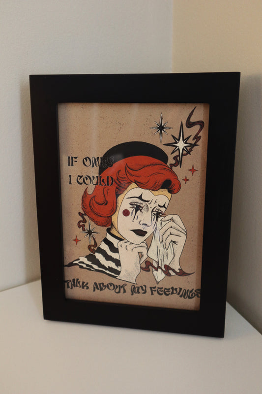 Tragic Fool Art Print