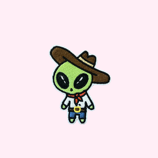 Cowboy Alien Patch