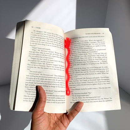 Neon Sticky Hand Bookmark