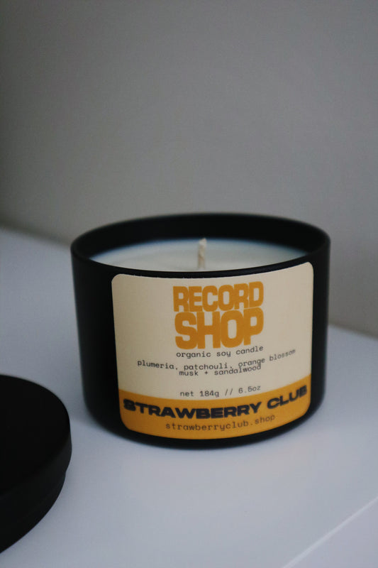 Record Shop Soy Candle