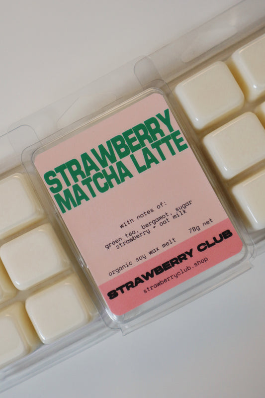 Strawberry Matcha Latte Wax Melt