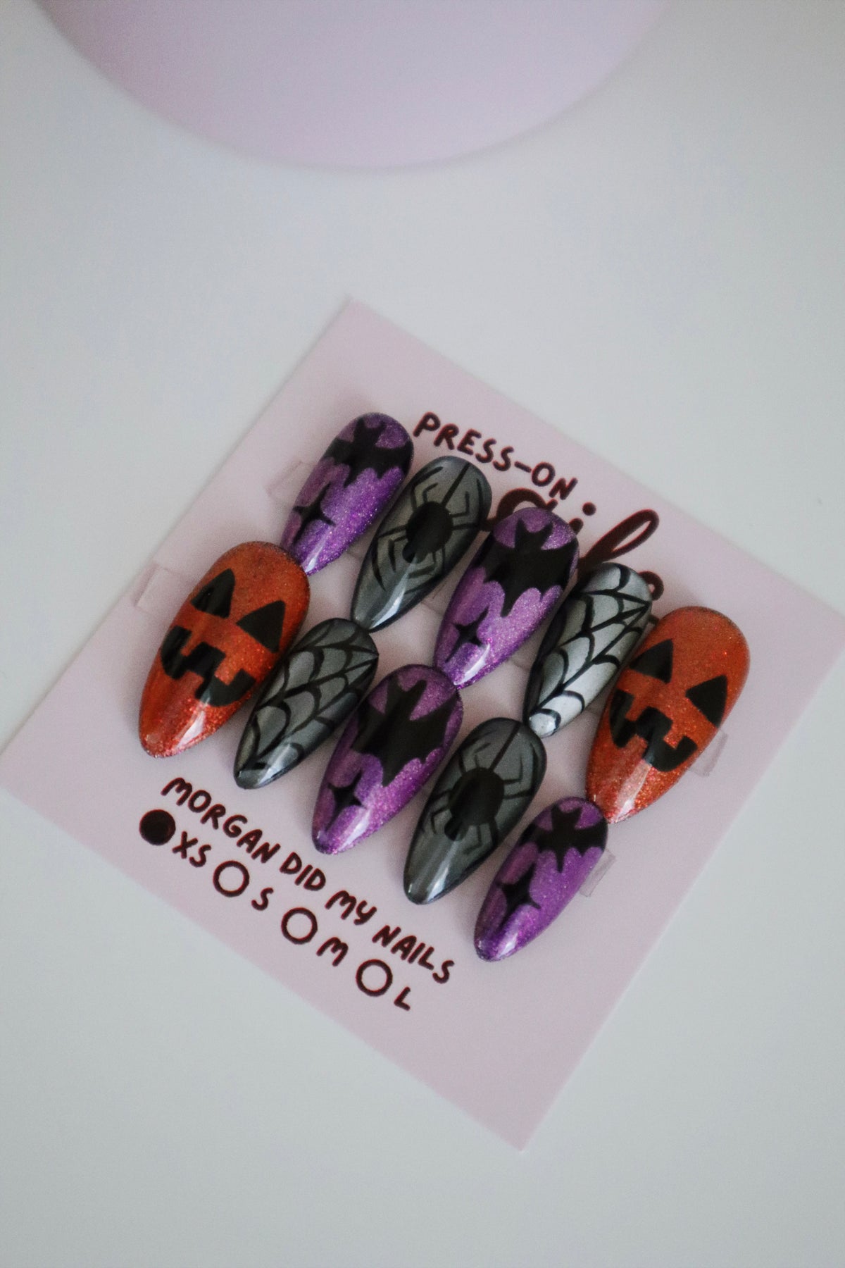 Cat-Eye Halloween Press-On Nails