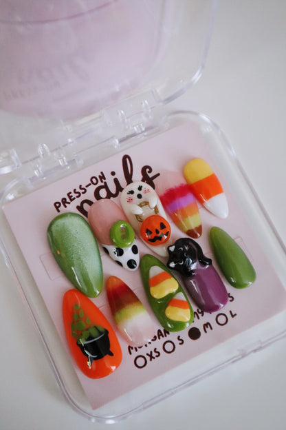 3D Spooky Press-On Nails