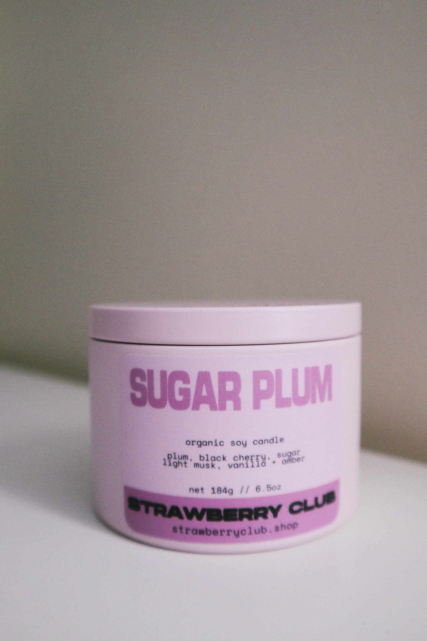 Sugar Plum  Soy Candle
