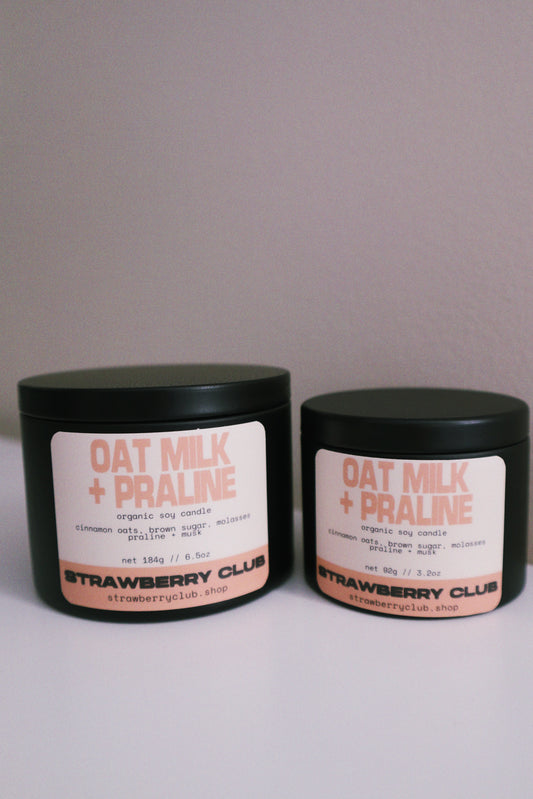 Oat Milk + Praline Soy Candle
