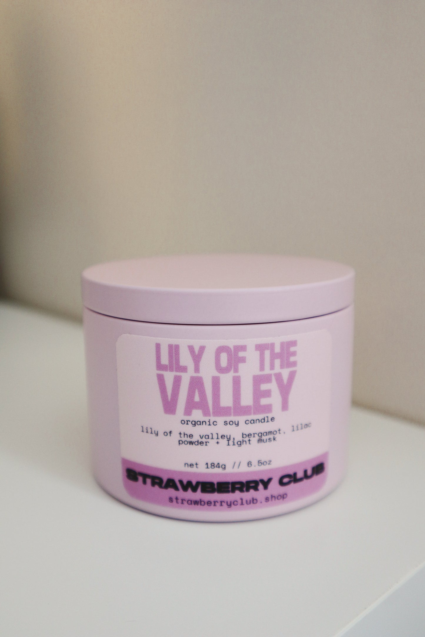 Lily of the Valley Soy Candle