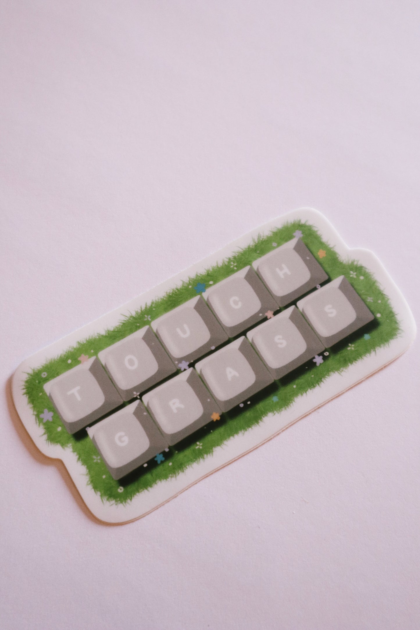 Touch Grass Sticker