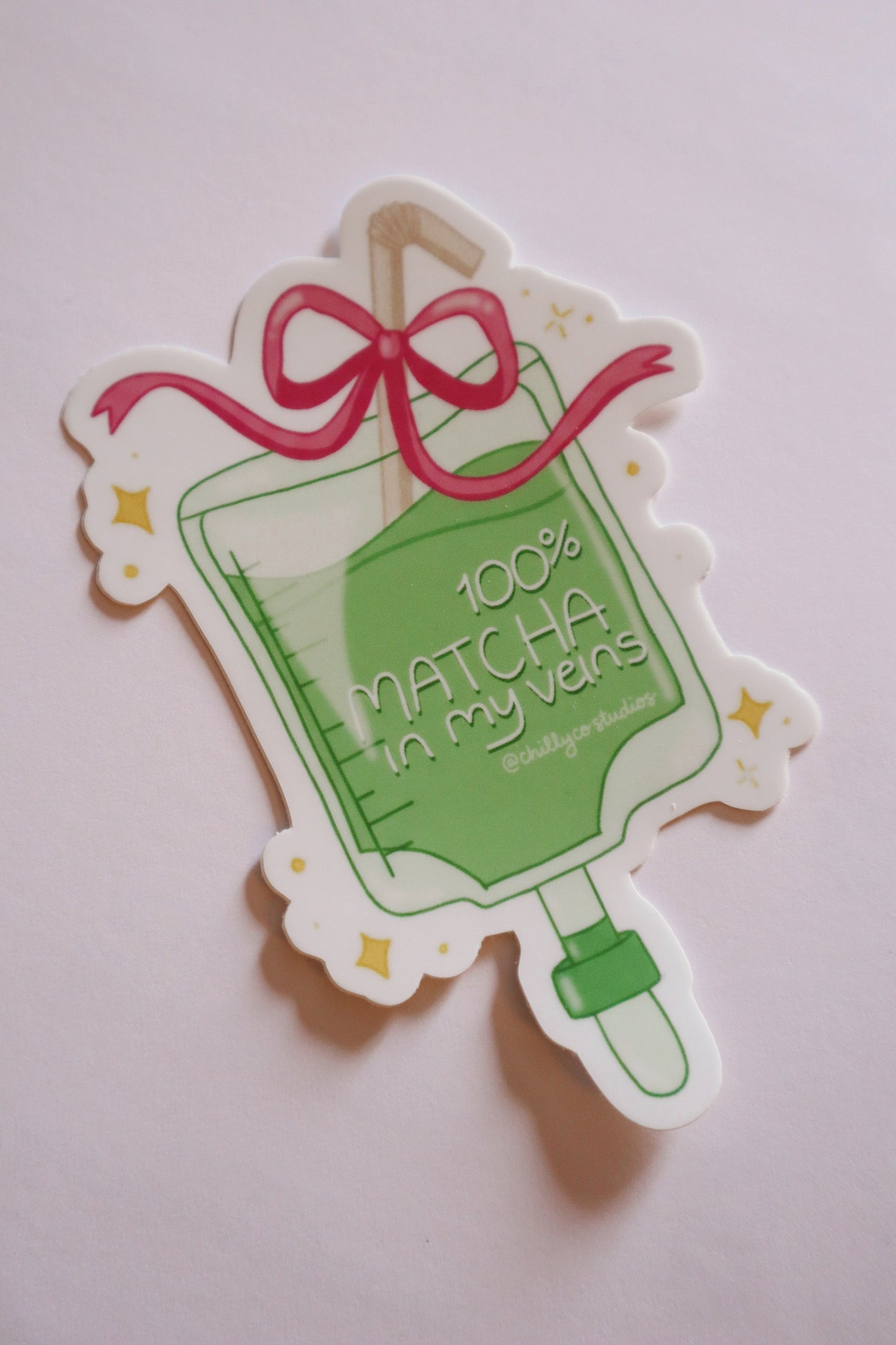 Matcha Addict Sticker