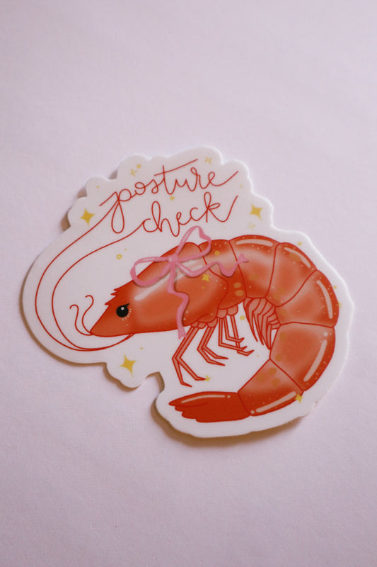 Posture Check Sticker