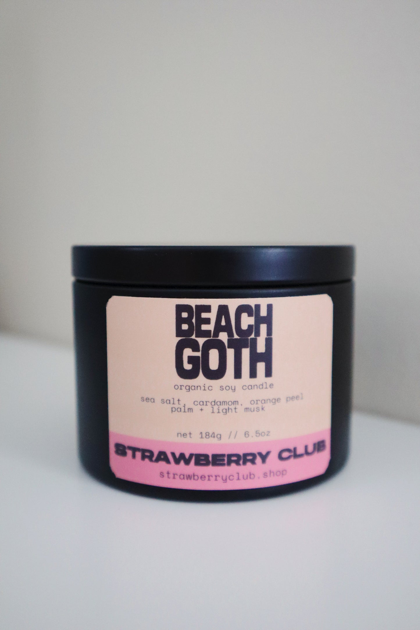 Beach Goth Soy Candle