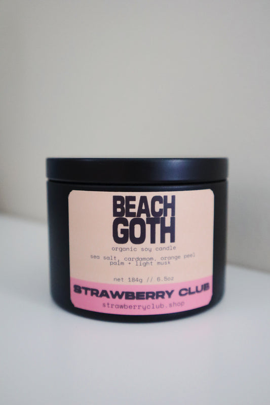 Beach Goth Soy Candle