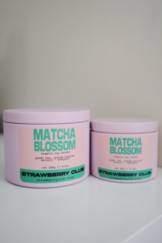 Matcha Blossom Soy Candle
