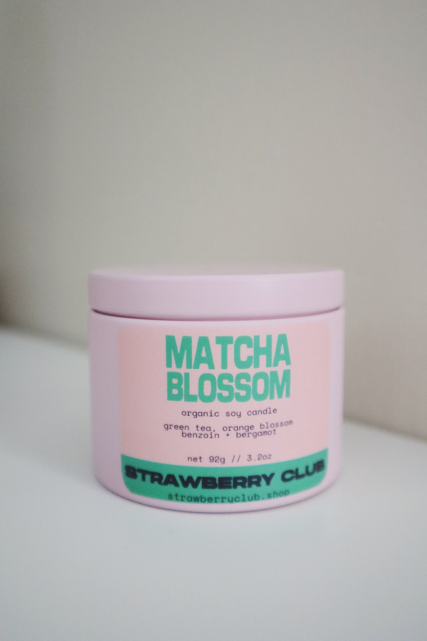 Matcha Blossom Soy Candle