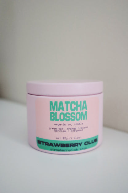 Matcha Blossom Soy Candle