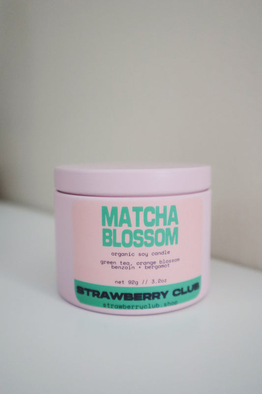 Matcha Blossom Soy Candle