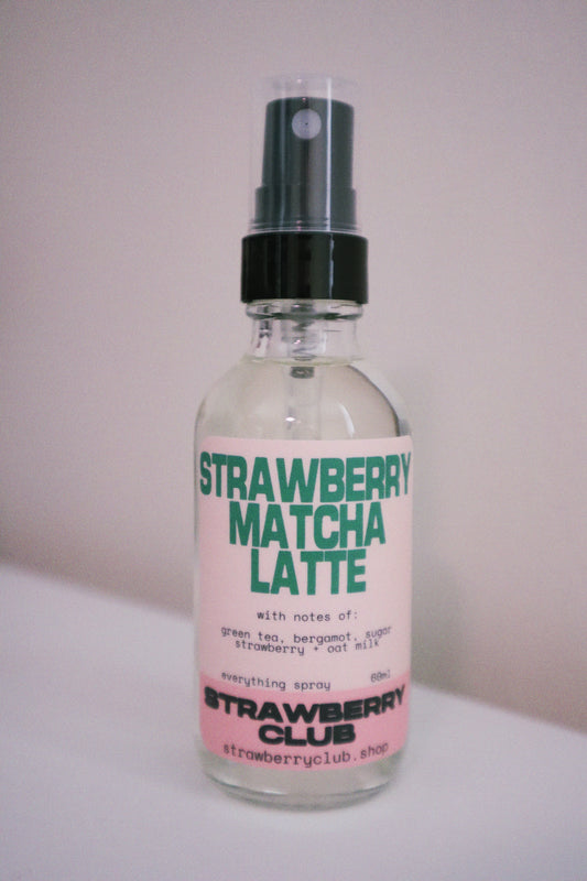 Strawberry Matcha Latte Everything Spray