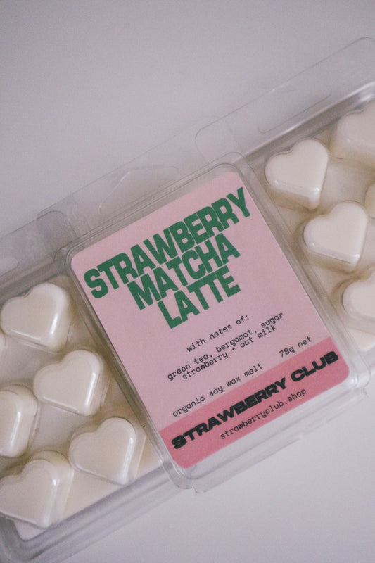 Strawberry Matcha Latte Wax Melt