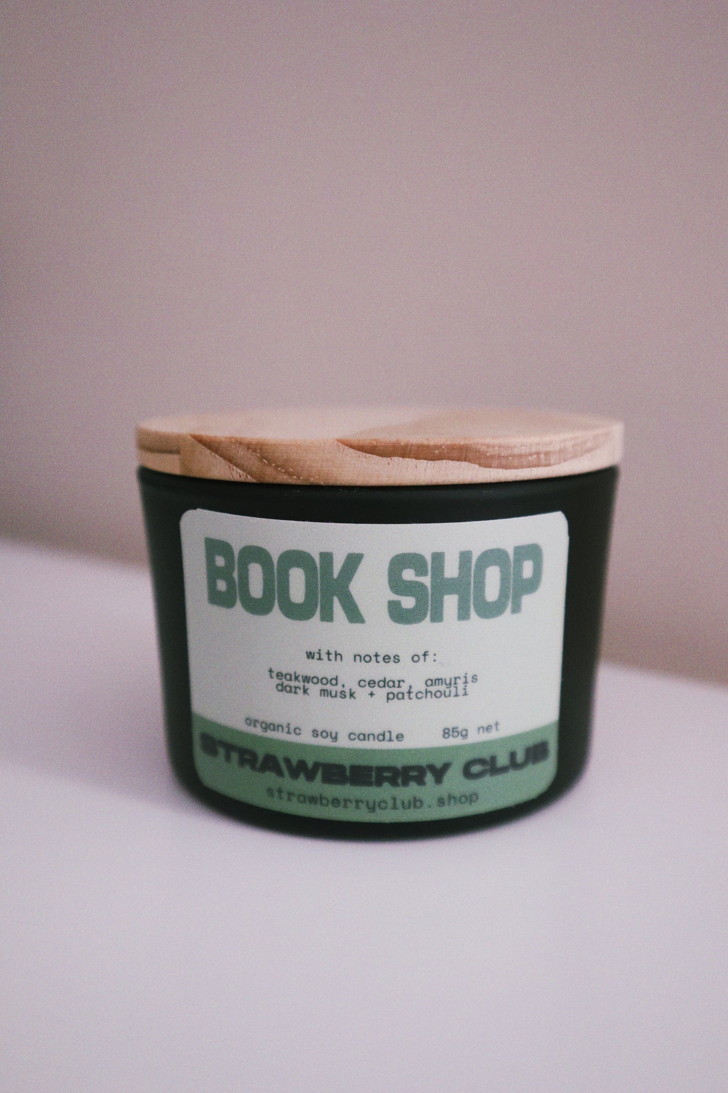 Book Shop Soy Candle