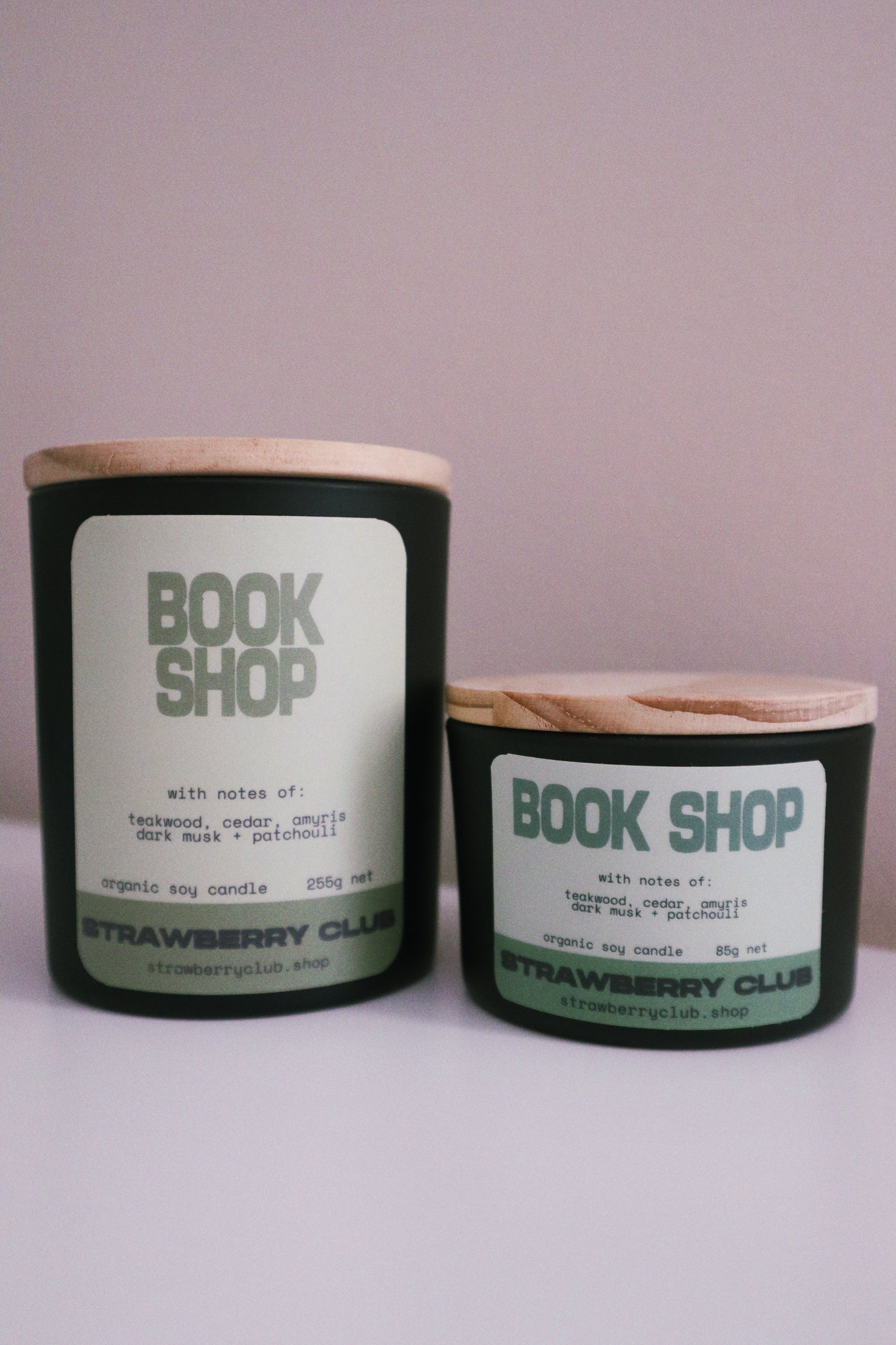 Book Shop Soy Candle