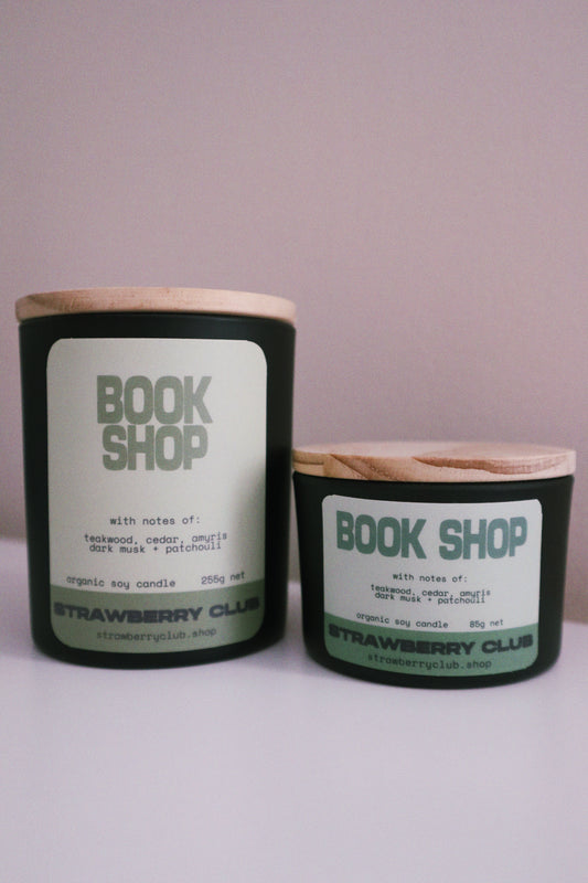 Book Shop Soy Candle