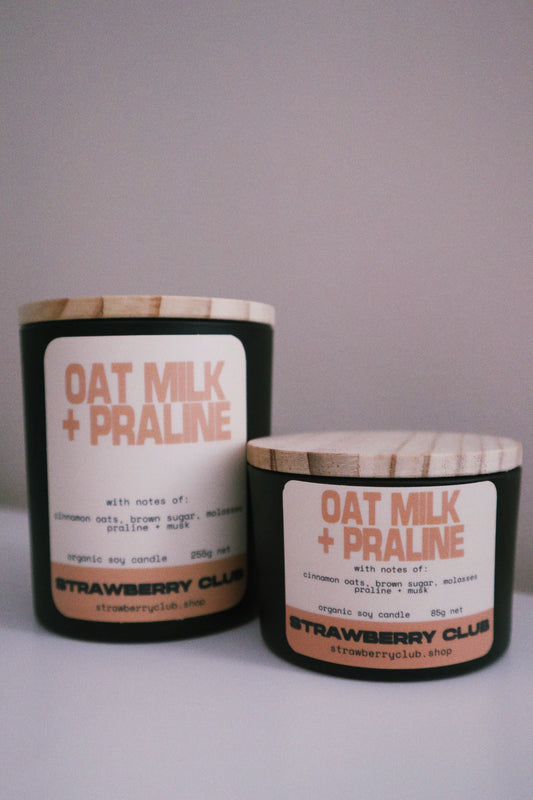 Oat Milk + Praline Soy Candle