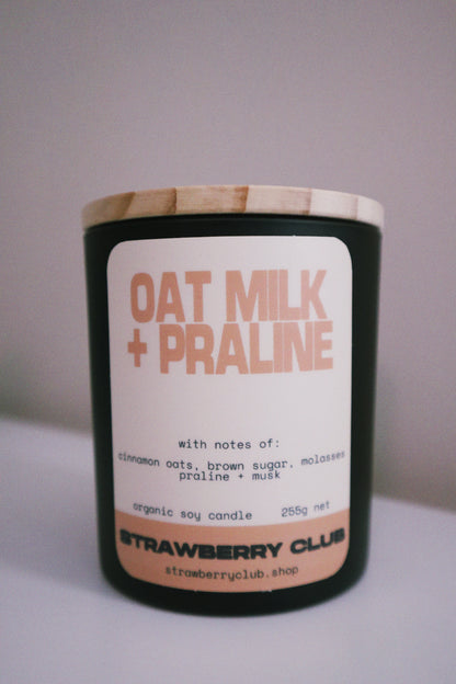 Oat Milk + Praline Soy Candle