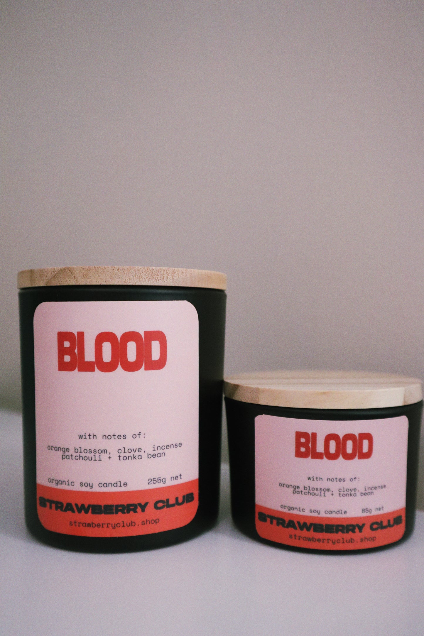 Blood Soy Candle