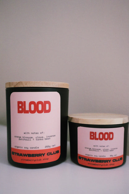 Blood Soy Candle