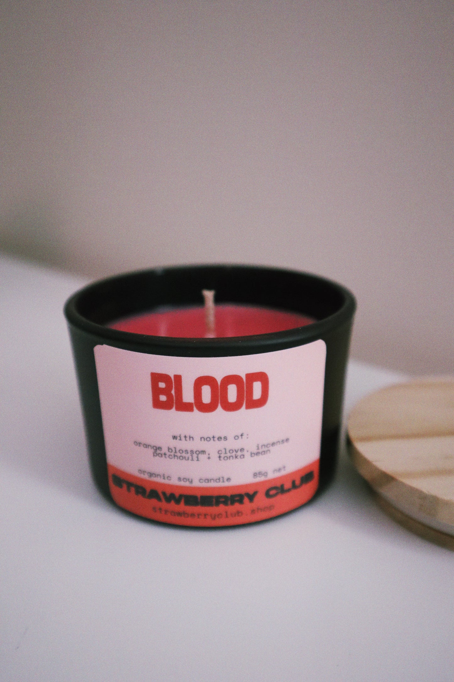Blood Soy Candle