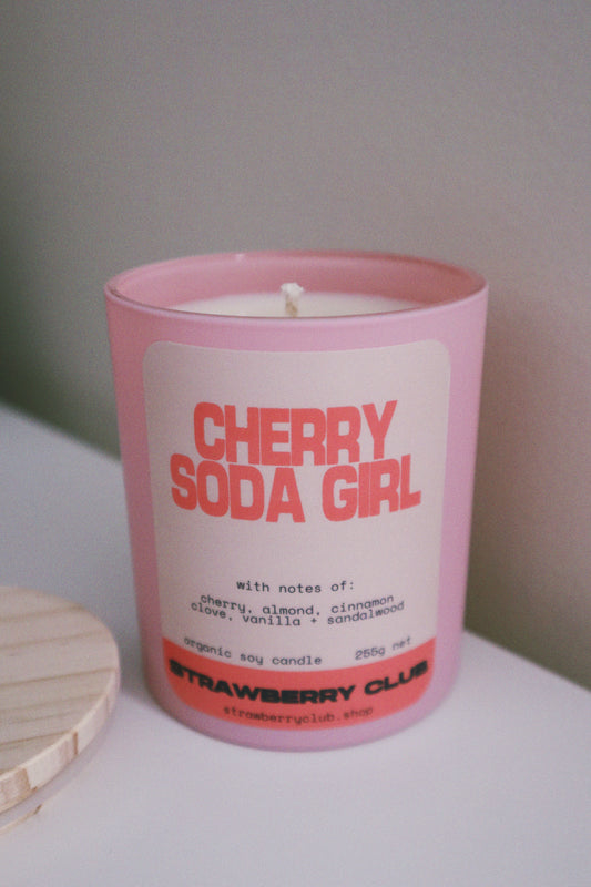 Cherry Soda Girl Soy Candle