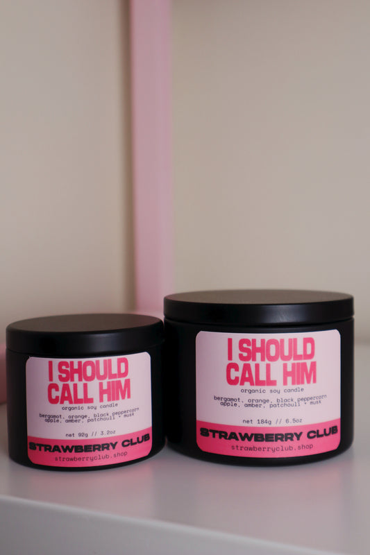 I Should Call Him Soy Candle