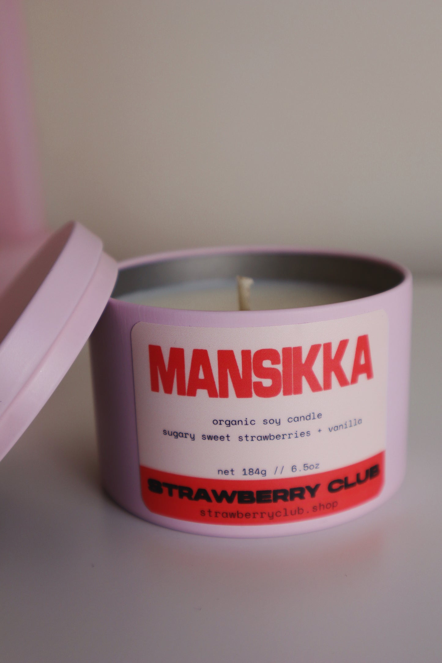 Mansikka Soy Candle
