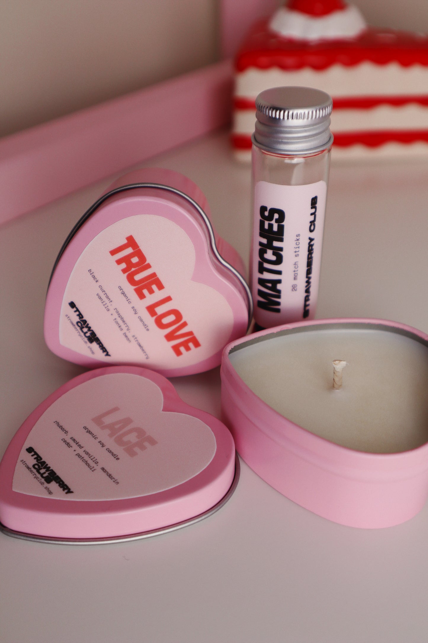 Valentine's Day Mini Soy Candle Gift Set