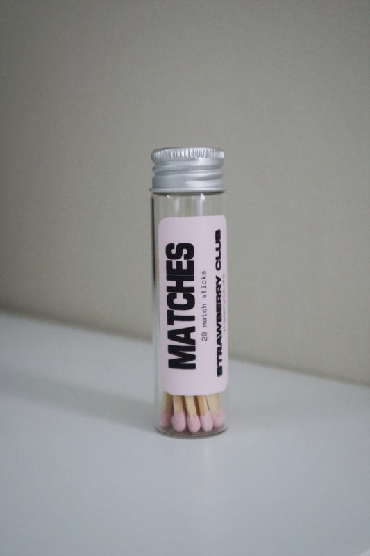Pink Matches - set of 20
