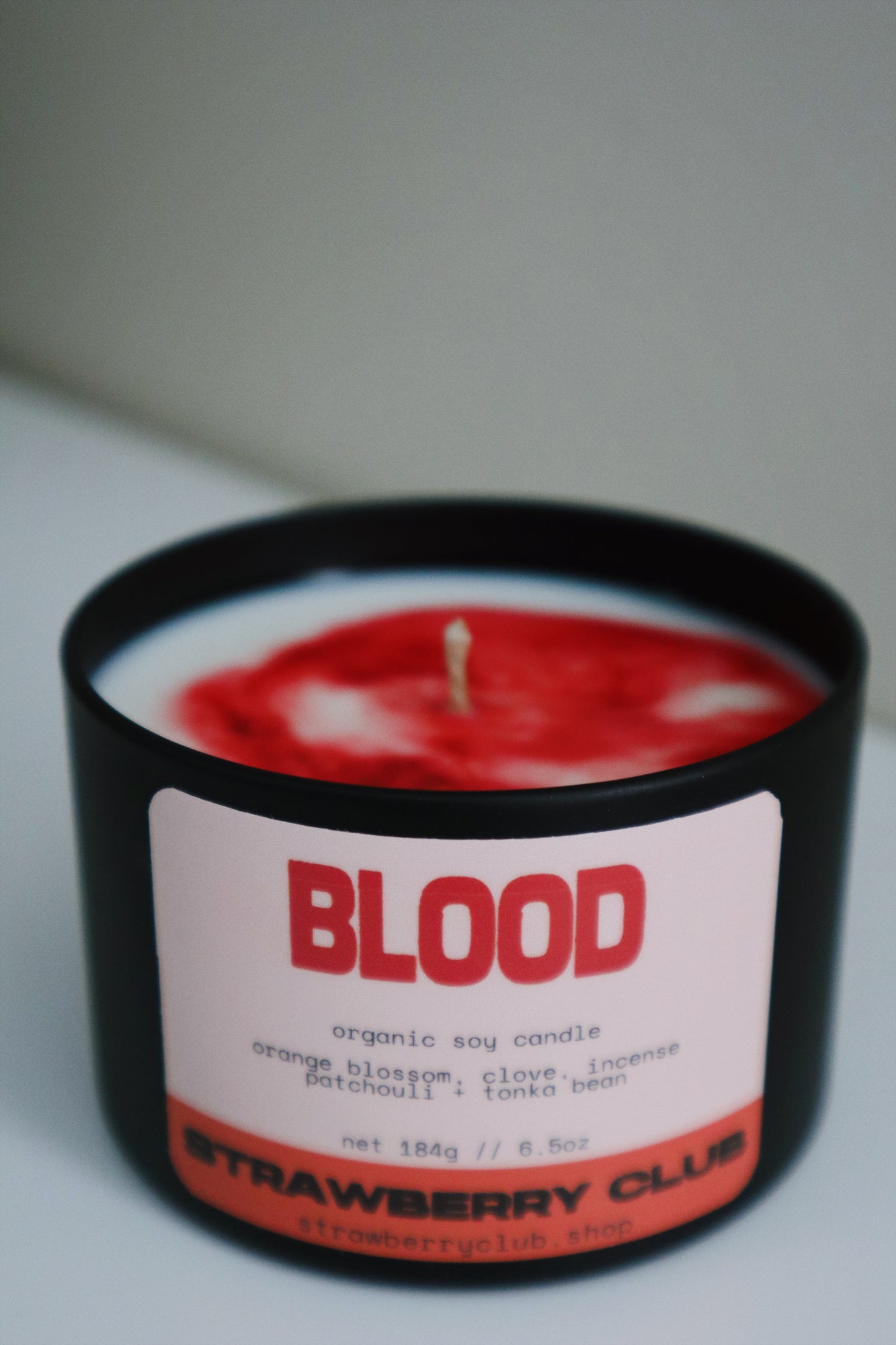 Blood Soy Candle