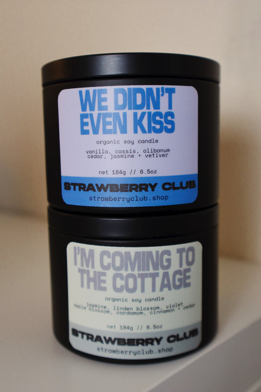We Didn't Even Kiss Soy Candle