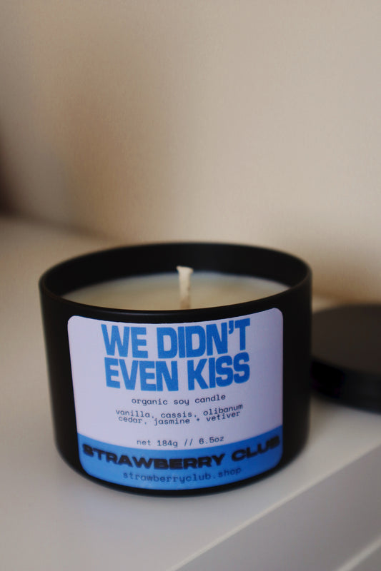 We Didn't Even Kiss Soy Candle