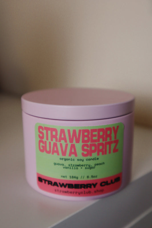 Strawberry Guava Spritz Soy Candle