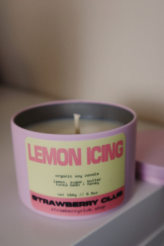 Lemon Icing Soy Candle