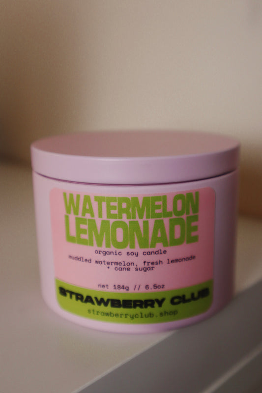 Watermelon Lemonade Soy Candle