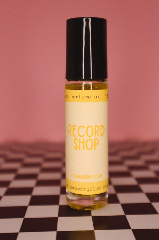 record shop perfume oil