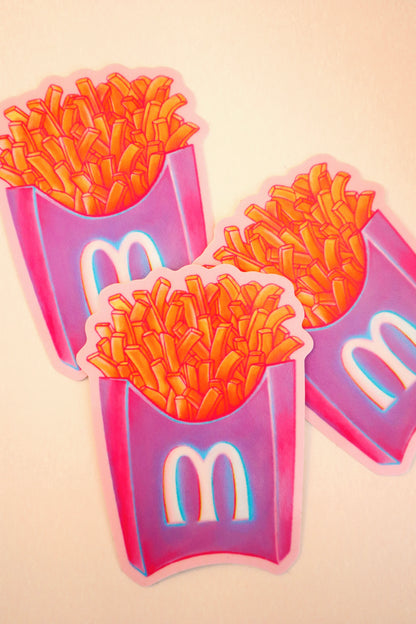 McDonalds Fries Sticker